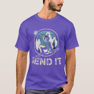 Camiseta Mande Verão Esportes Snowboarder Esporte presente