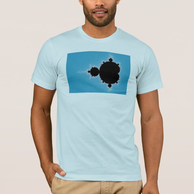 Camiseta Mandelbrot ajustou 05 - Fractal (Frente)