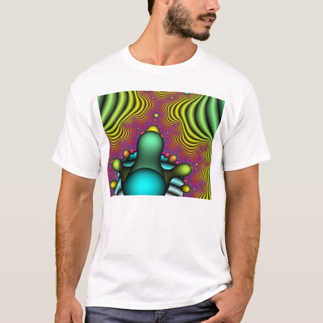 Camiseta Mandelbrot Chickadee (Frente)