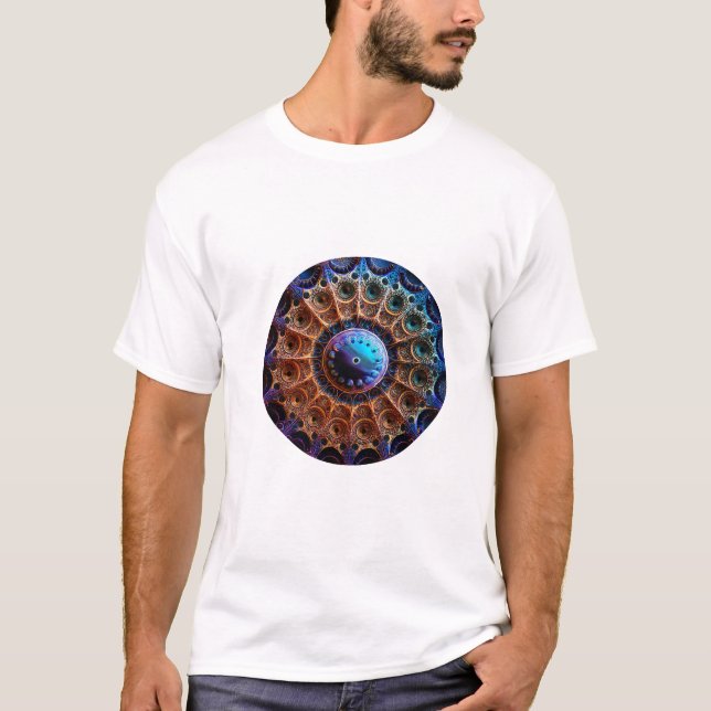 Camiseta Mandelbrot Fractal Manipulado (Frente)