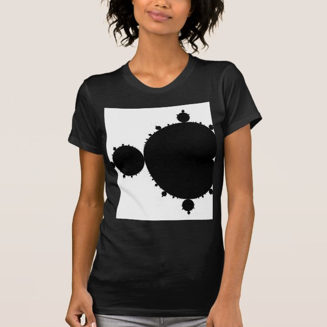 Camiseta Mandelbrot preto (Frente)