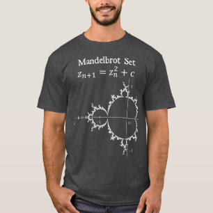 Camiseta Mandelbrot Set Fractal Chaos Theory Math Physics D