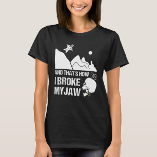 Camiseta Mandíbula Quebrada Recuperação de Cirurgia de Frat