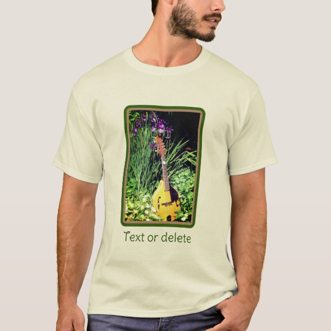 Camiseta Mandolin E Iris Garden Personalizados (Frente)