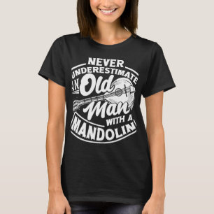 Camiseta Mandolin Lover Mandolinista Antigo Jogador de Mand