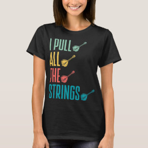Camiseta Mandolin Lover Mandolinista Eu Puxo Todas As Corda