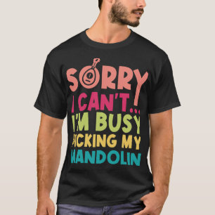 Camiseta Mandolin Lover Pegando meu Mandol Músico Mandolin