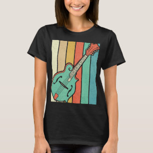 Camiseta Mandolin Lover Player Funky Retro Bluegrass Mandol