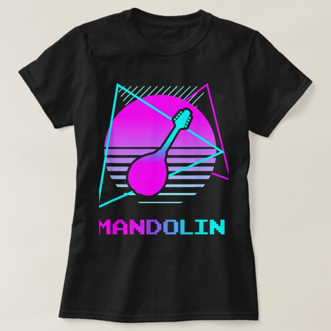Camiseta Mandolin Lover Retro Vintage Classic (Frente do Design)