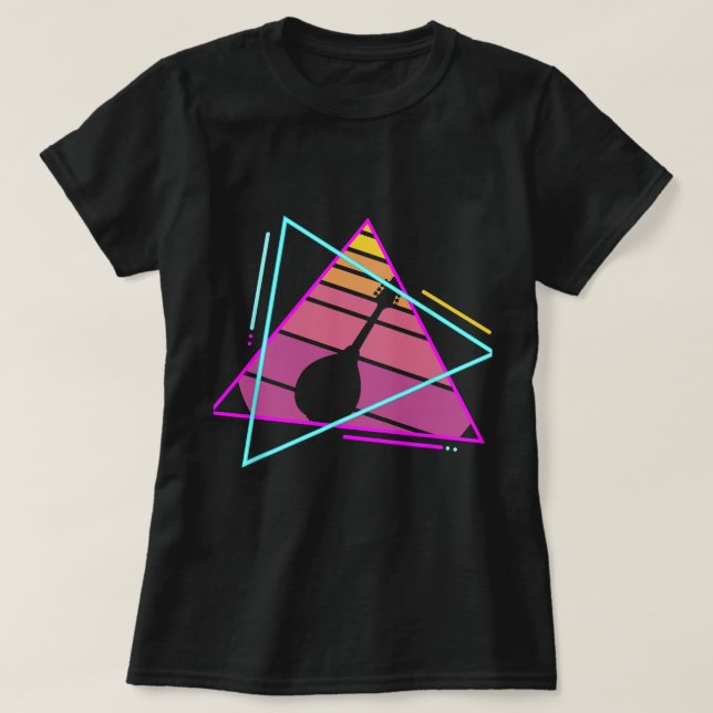 Camiseta Mandolin Lover Retro Vintage Classic (Frente do Design)