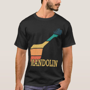 Camiseta Mandolin Lover Vintage Silhouette Mandolin