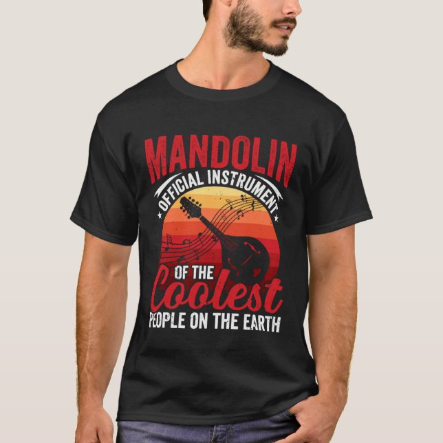 Camiseta Mandolin Music Instrument Player Expert Musician P (Frente)