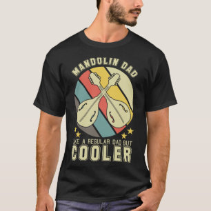 Camiseta Mandolin Padre Retro Instrumento Musical Stri