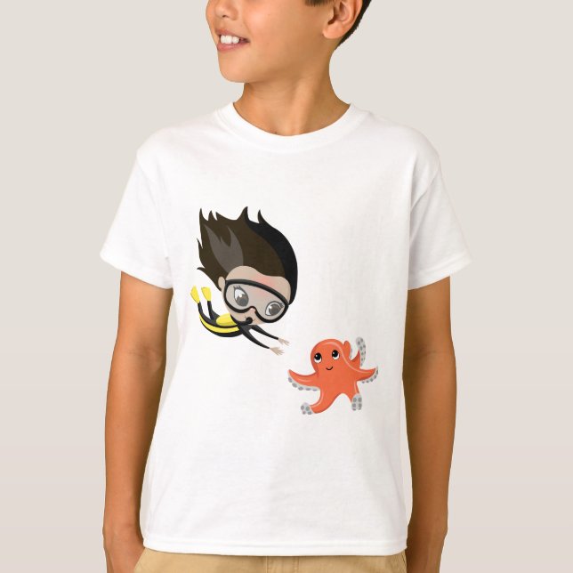 Camiseta Mandy e Bubbles o polvo (Frente)