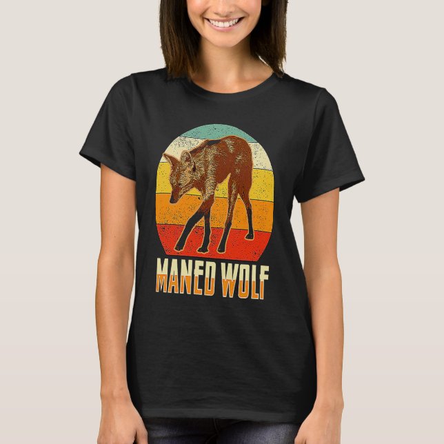 Camiseta Maned Wolf South America Animal 2 (Frente)