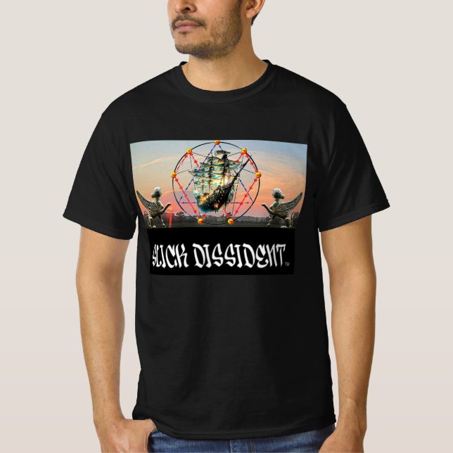 Camiseta Maneira de navegação do céu T-Shirt (Frente)