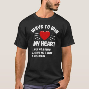 Camiseta Maneiras De Ganhar O Meu Coração Nadar Anima Humor