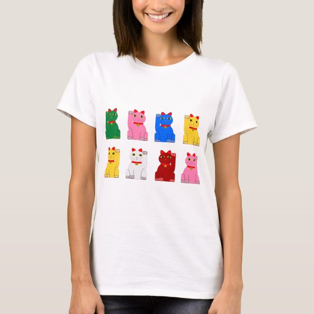 Camiseta maneki neko (Frente)