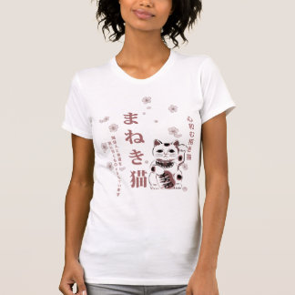 Camiseta Maneki Neko Cherry Blossom Harmonia