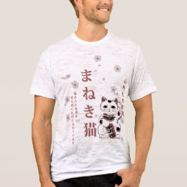 Camiseta Maneki Neko Cherry Blossom Harmonia