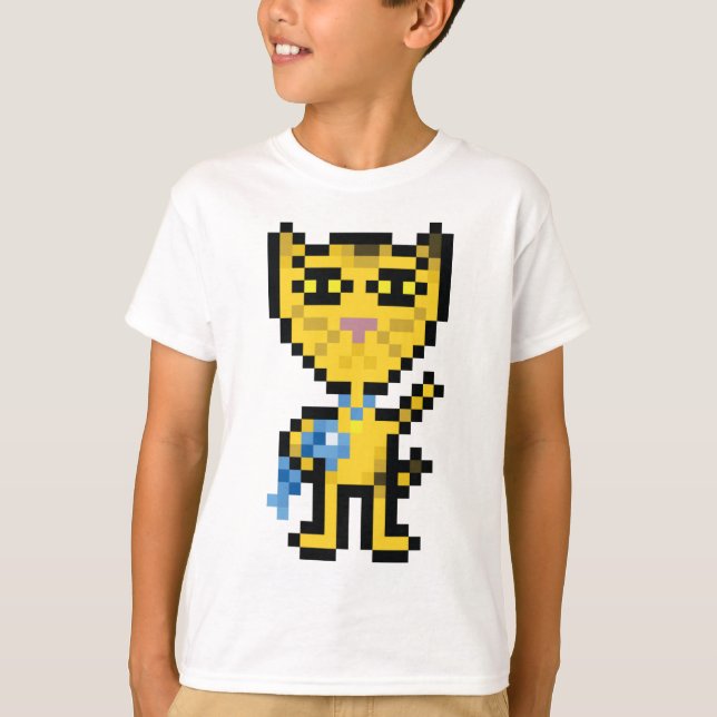 Camiseta Maneki Neko com peixes (Frente)