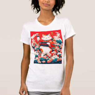 Camiseta Maneki-Neko, Gato Sortudo Japonês