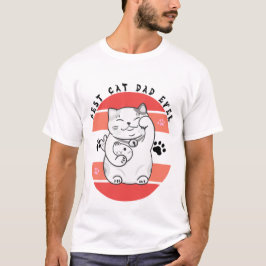 Camiseta Maneki Neko Lucky Cat Dad Father's Day