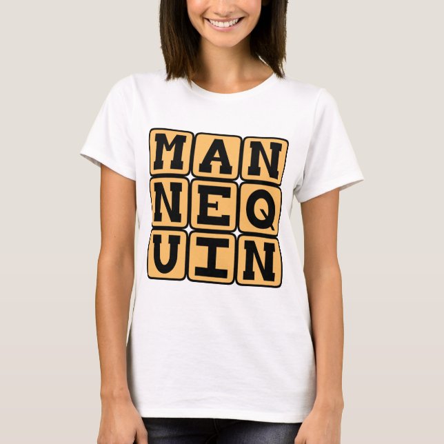 Camiseta Manequim, Boneco de Moda (Frente)