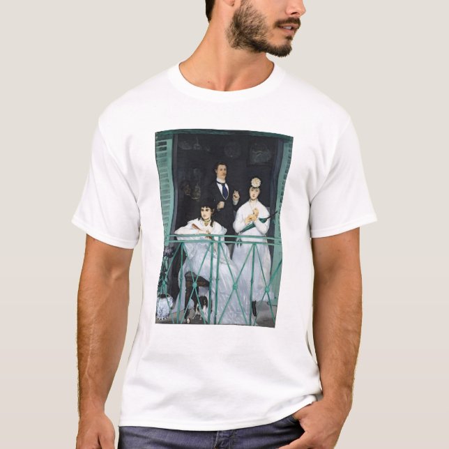 Camiseta Manet | o balcão, 1868-9 (Frente)