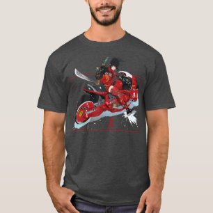 Camiseta Manga Anime Samurai - Estética guerreira japonesa 