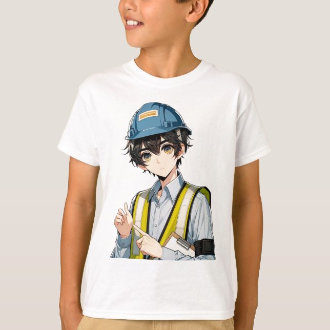 Camiseta Manga Arbeitssicherheitsexperte T-Shirt (Frente)