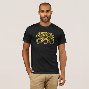 Camiseta Manga Curta GT Racing preta I Chase the A