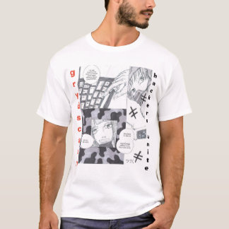 Camiseta mangá de revelação