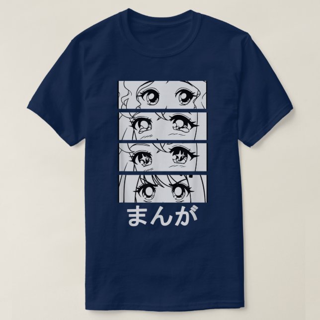 Camiseta Manga em japonês, manga motif Japão, série de rost (Frente do Design)