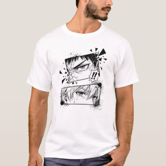 Camiseta Manga Eyes – Painel de Expressão Anime In