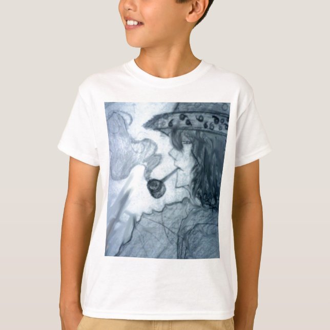 Camiseta manga fumante (Frente)