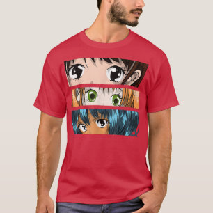 Camiseta Manga japonesa Otaku Japão Garota de animação kawa