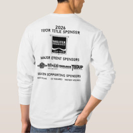 Camiseta MANGA LONGA 2026 Patrocinadores de Golfe Thunderbi