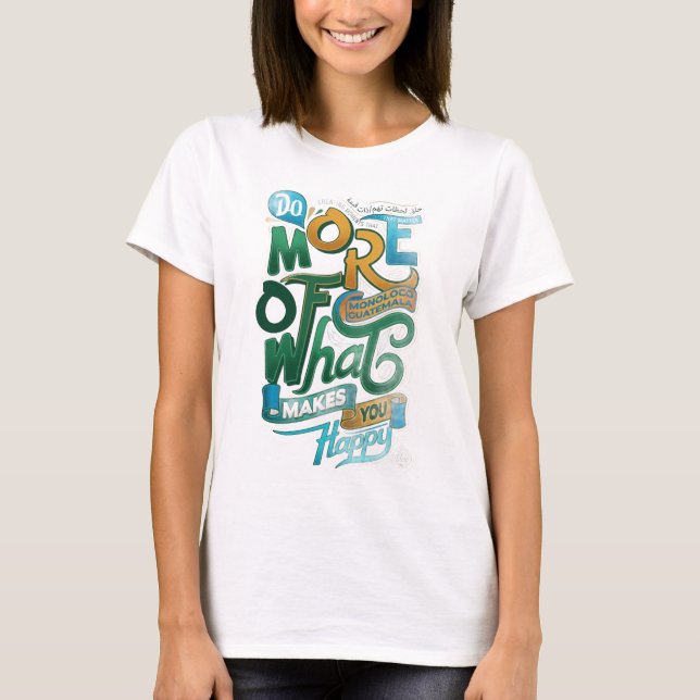 Camiseta Manga Longa ADOM "Faça Mais do Que Te Faz (Frente)