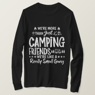 Camiseta Manga Longa Amigos Divertidos de Acampame