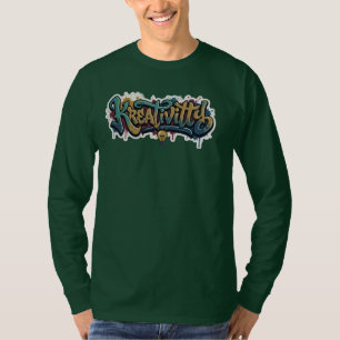 Camiseta Manga Longa Arte Urbana Graffiti Kreativi