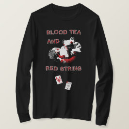 Camiseta Manga Longa Blood Tea e Cordão Vermelho