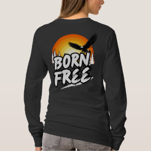 Camiseta Manga Longa Born Free Eagle