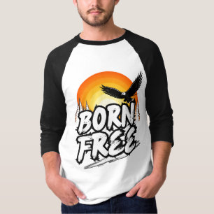 Camiseta Manga Longa Born Free Eagle