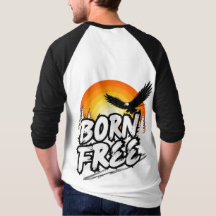 Camiseta Manga Longa Born Free Eagle