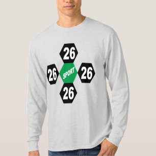 Camiseta Manga Longa cinza DESIGN ESPORTE 26