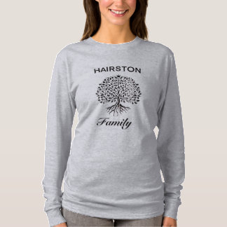 Camiseta Manga longa da família Hairston