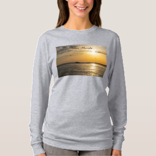 Camiseta Manga Longa Destin Sunset E Helicópteros