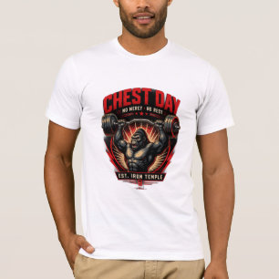 Camiseta Manga Longa Dia de Peito
