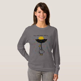 Camiseta Manga Longa Feminina The Rain Kept Fallin